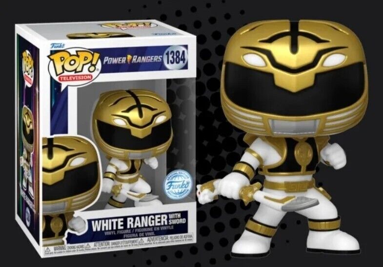 Funko Power Rangers White Ranger with Sword Exclusive Preorder 