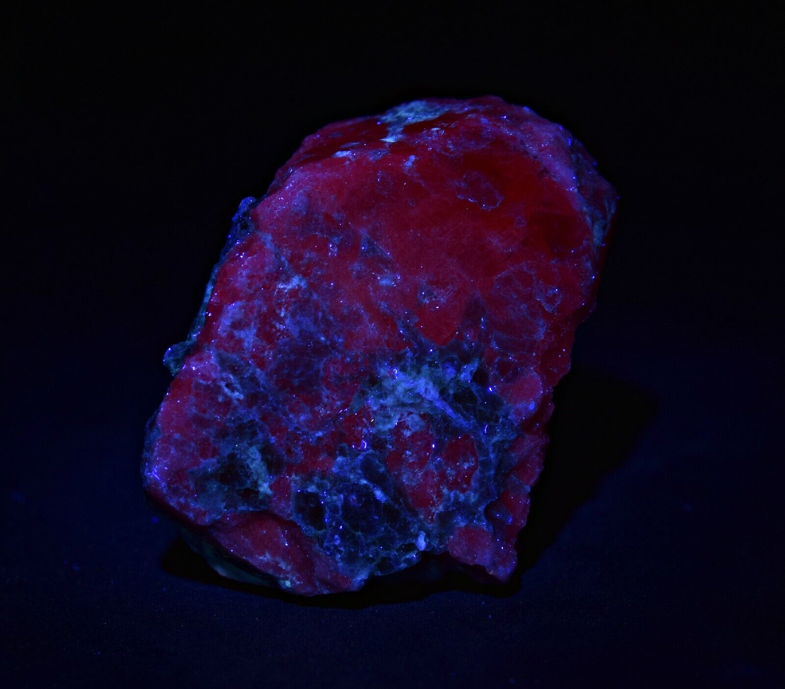 90 CT. Rare Well Terminated Fluorescent Pink Spinel Crystal with Mica