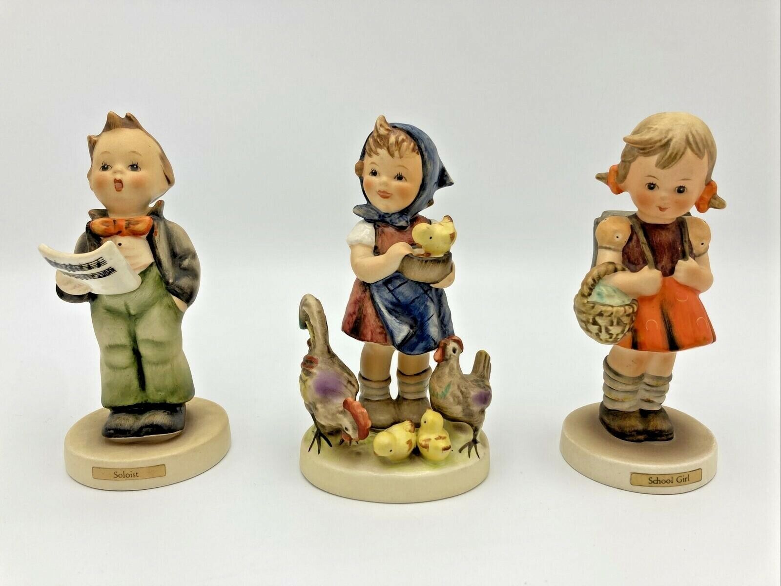 Goebel Hummel Germany - (3) Figurines 4.75\