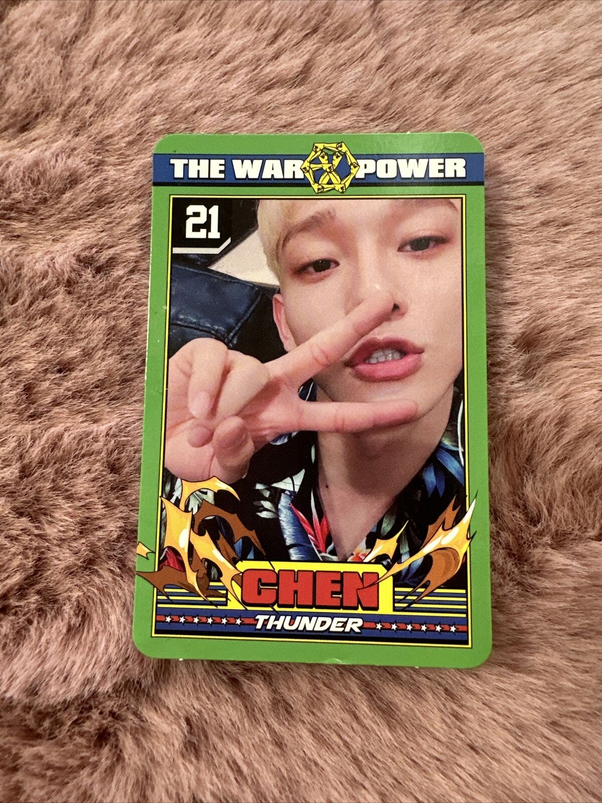 Exo Chen \'The War\' Official Photocard + FREEBIES
