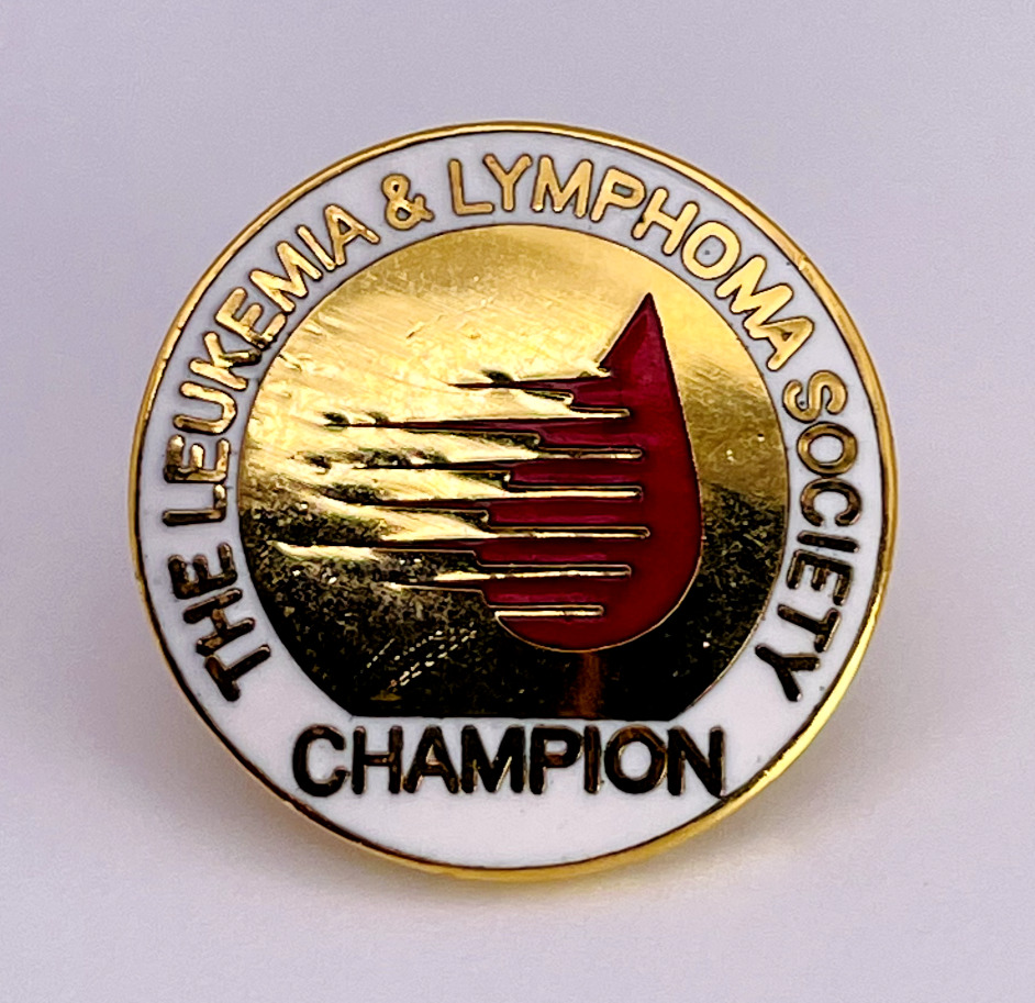 The Leukemia & Lymphoma Society Champion Enamel Pin - Lapel, Hat - Fight Cancer