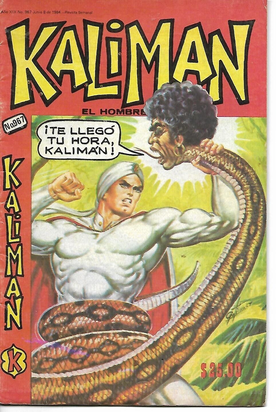 Kaliman El Hombre Increible #967 - Junio 8, 1984 - Mexico