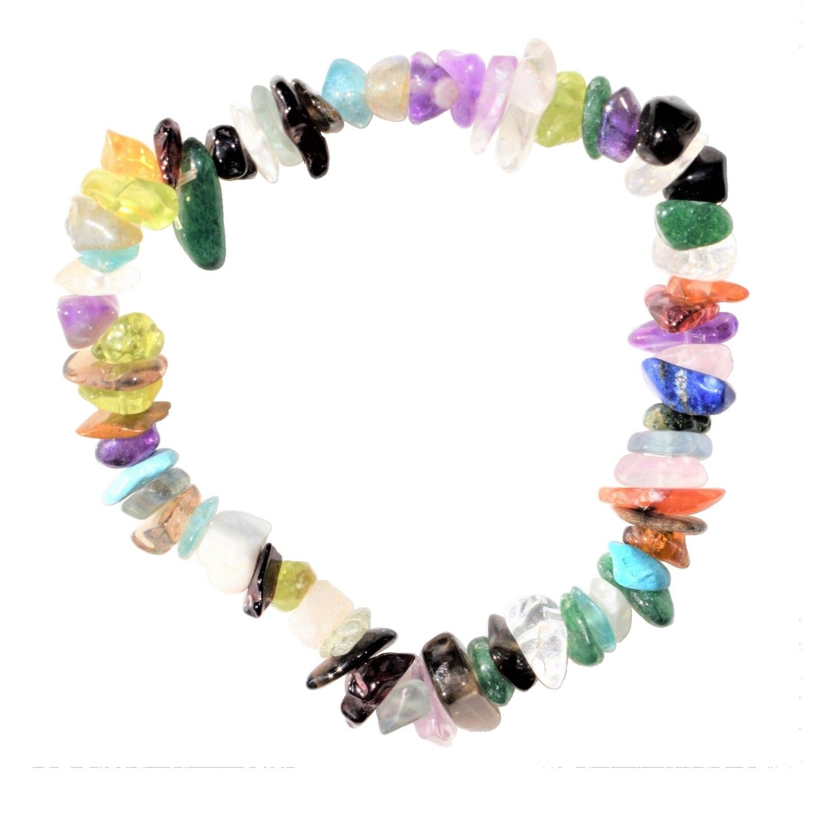 CHARGED Premium Every Crystal Chip Stretchy Bracelet (40+ Crystal Types) REIKI