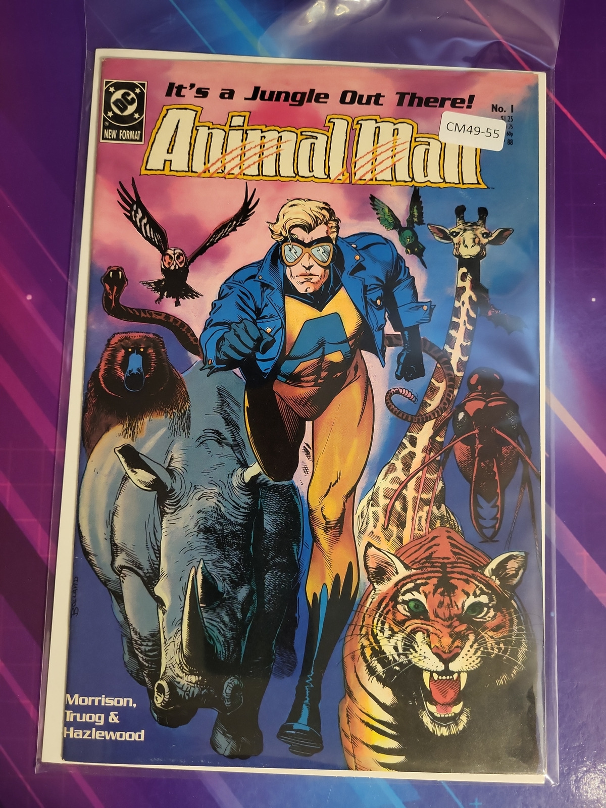 ANIMAL MAN #1 VOL. 1 HIGH GRADE 1ST APP DC COMIC BOOK CM49-55
