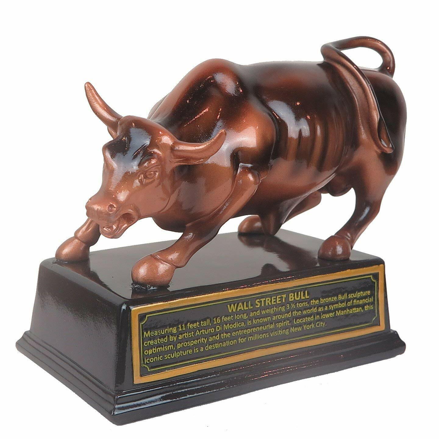 Brand New Wall Street Bull Statue NYC Stock Market Licensed Arturo Di Modica