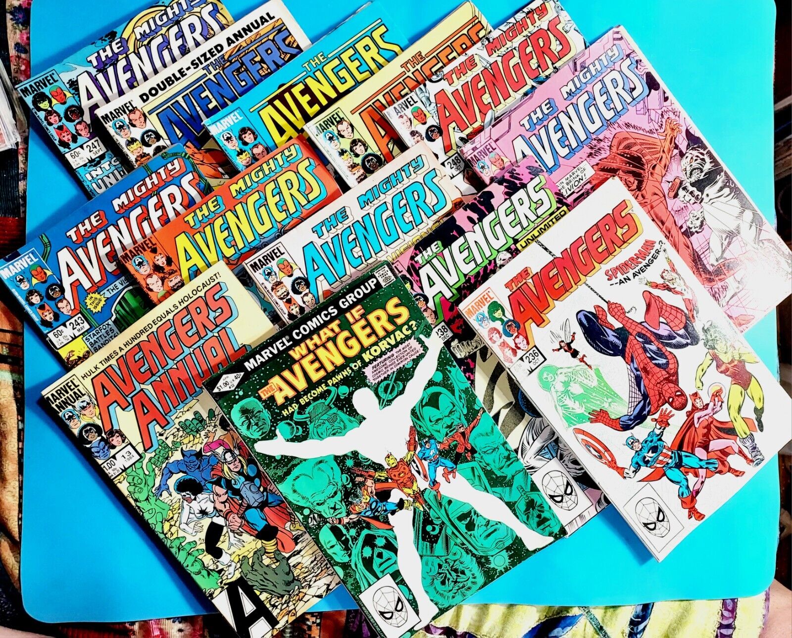 1983-1985 Marvel Comics Avengers Lot Of 13