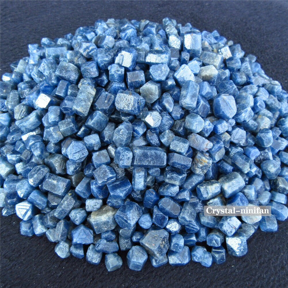 50g Natural Blue Sapphire Crystal Bulk Corundum 250ct Stone Rough Specimen