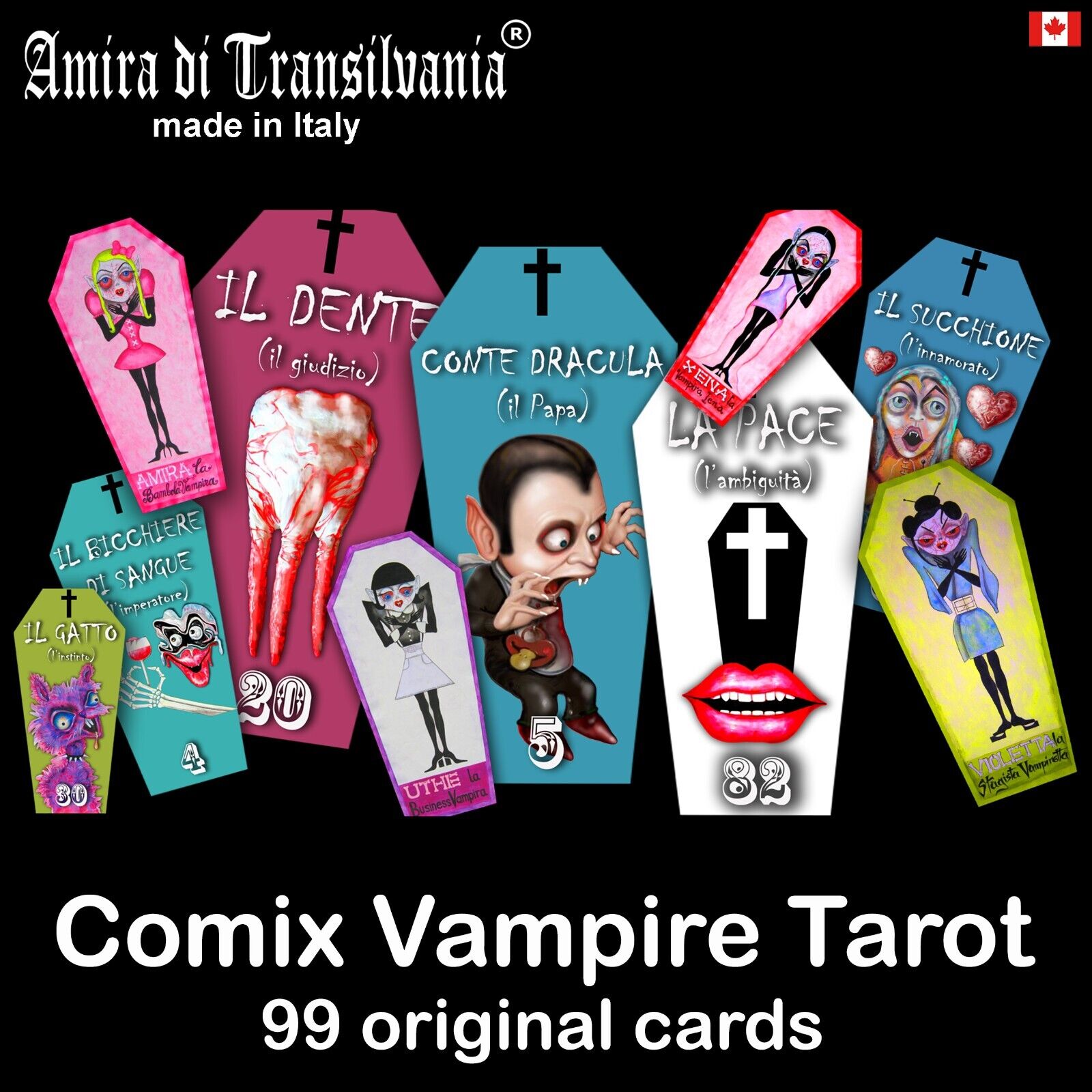tarot card deck comics vampire cards limited edition dracula oracle playing game