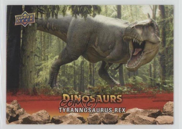 2015 Upper Deck Dinosaurs Extinction Red Tyrannosaurus Rex #1 1hh