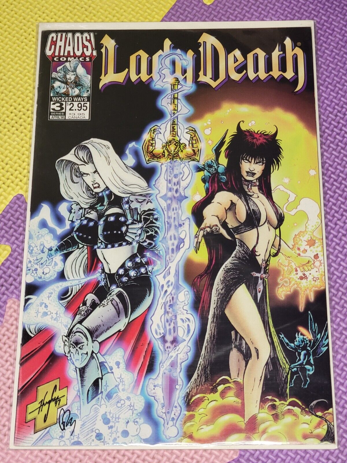Lady Death Comics - Brian Pulido Medieval Demon Supervillain Avatar Press Chaos