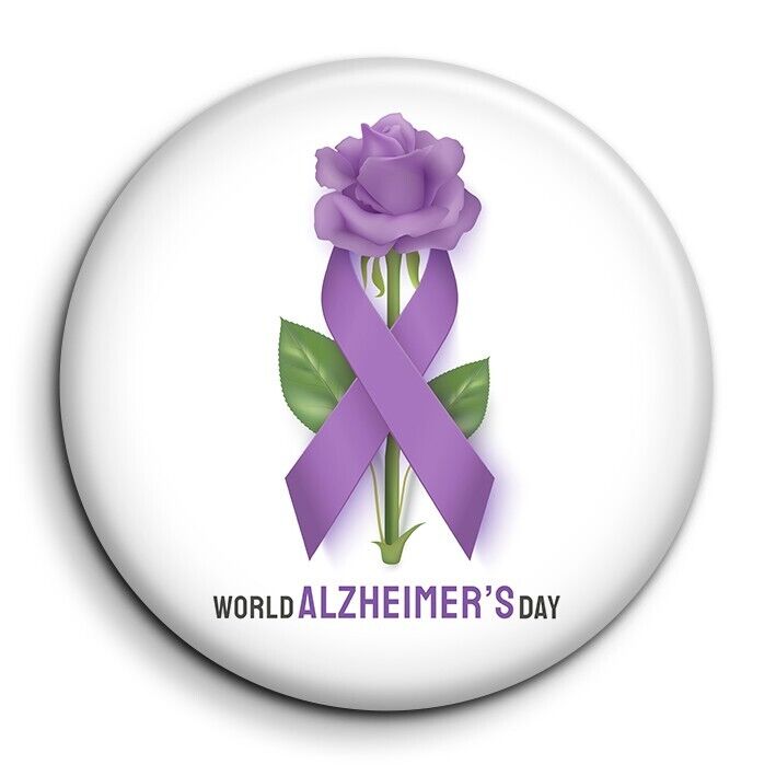 World Alzheimer\'s Day 2-Magnet Custom 56mm Photo Fridge