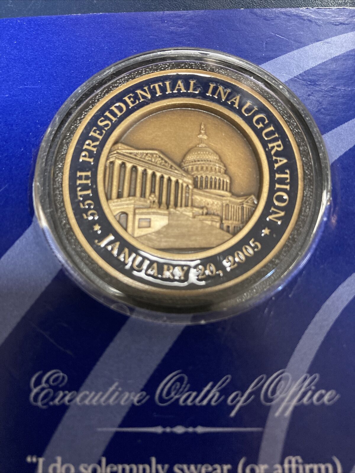 55th Presidential Inauguration George W Bush Challenge Coin