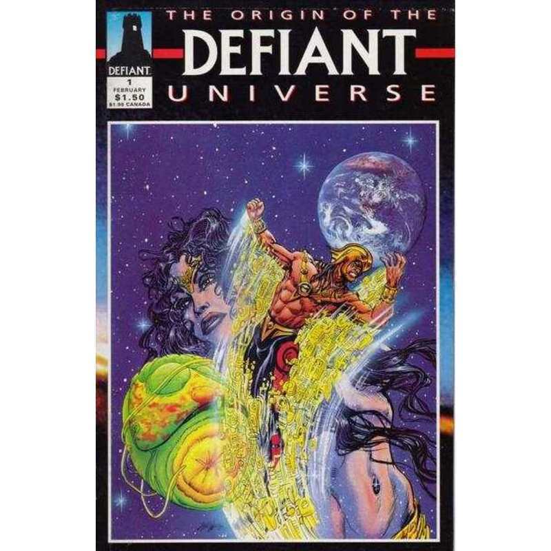 Origin of the Defiant Universe #1 in Near Mint condition. Defiant comics [n,