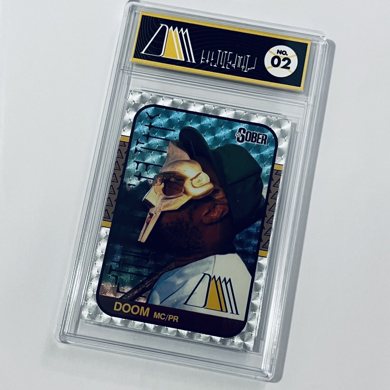 MF DOOM Limited Edition Baseball Card  Prismatic Holographic Born Like This