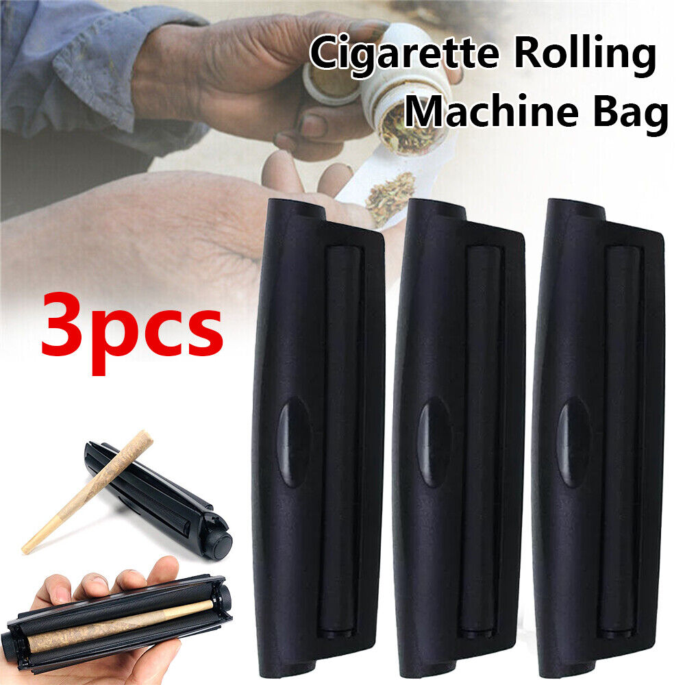 3pack DIY Tobacco Rolling Machine Fast Cigar Roll Cigarette Roller - 4.5 inch