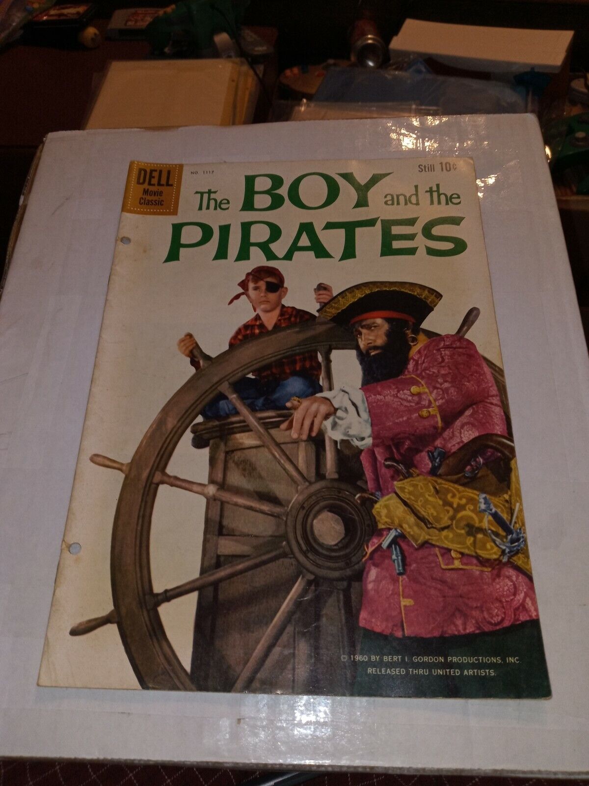 Boy and the Pirates Dell Movie Classic 1117 four color comics 1960 Silver Age