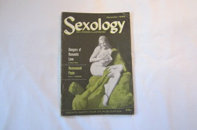 Vintage Sexology Magazine December 1958 Homosexual Panic - 5 1/4\