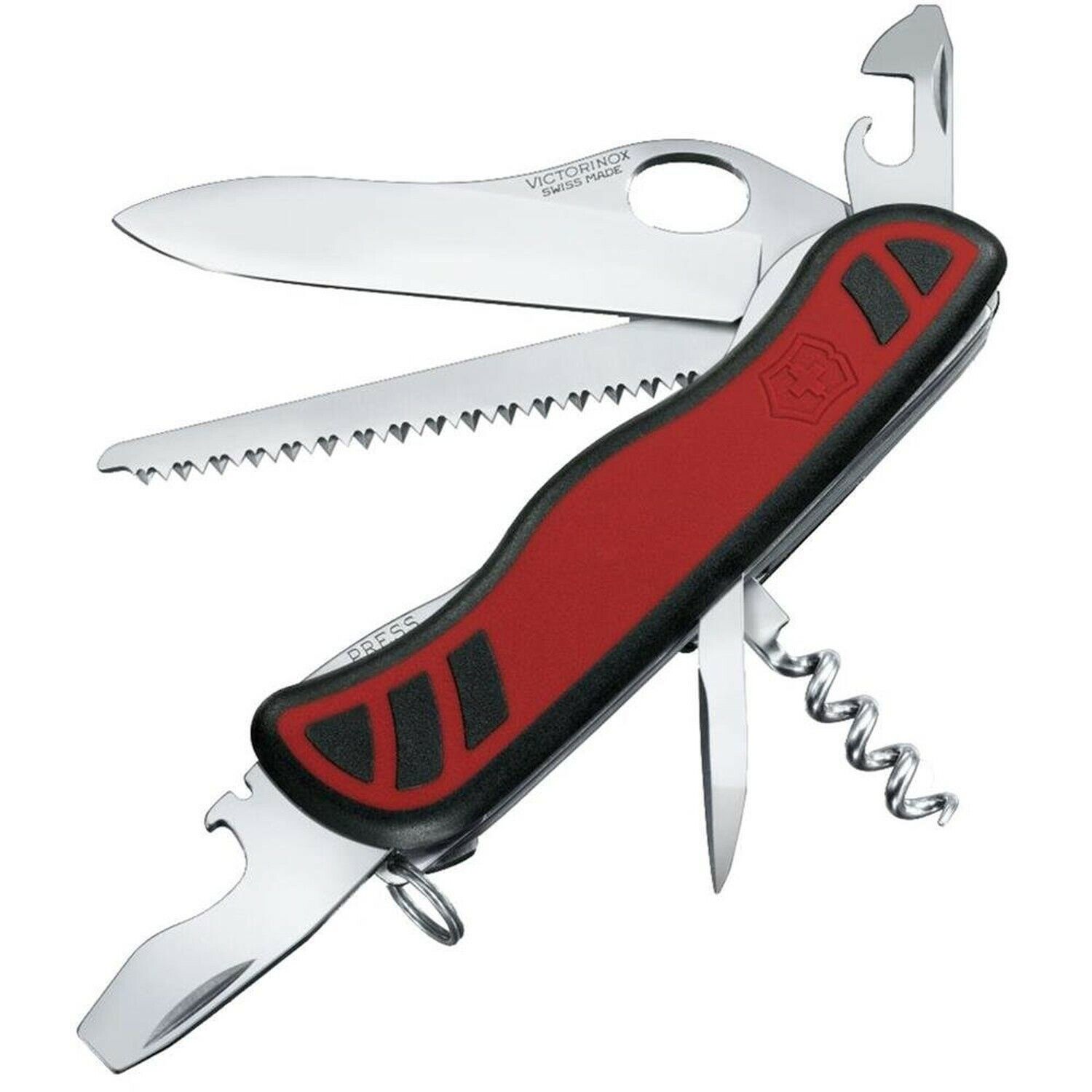 Victorinox - Swiss Army Knife - Red & Black  Forester M Grip - 0.8361.MC