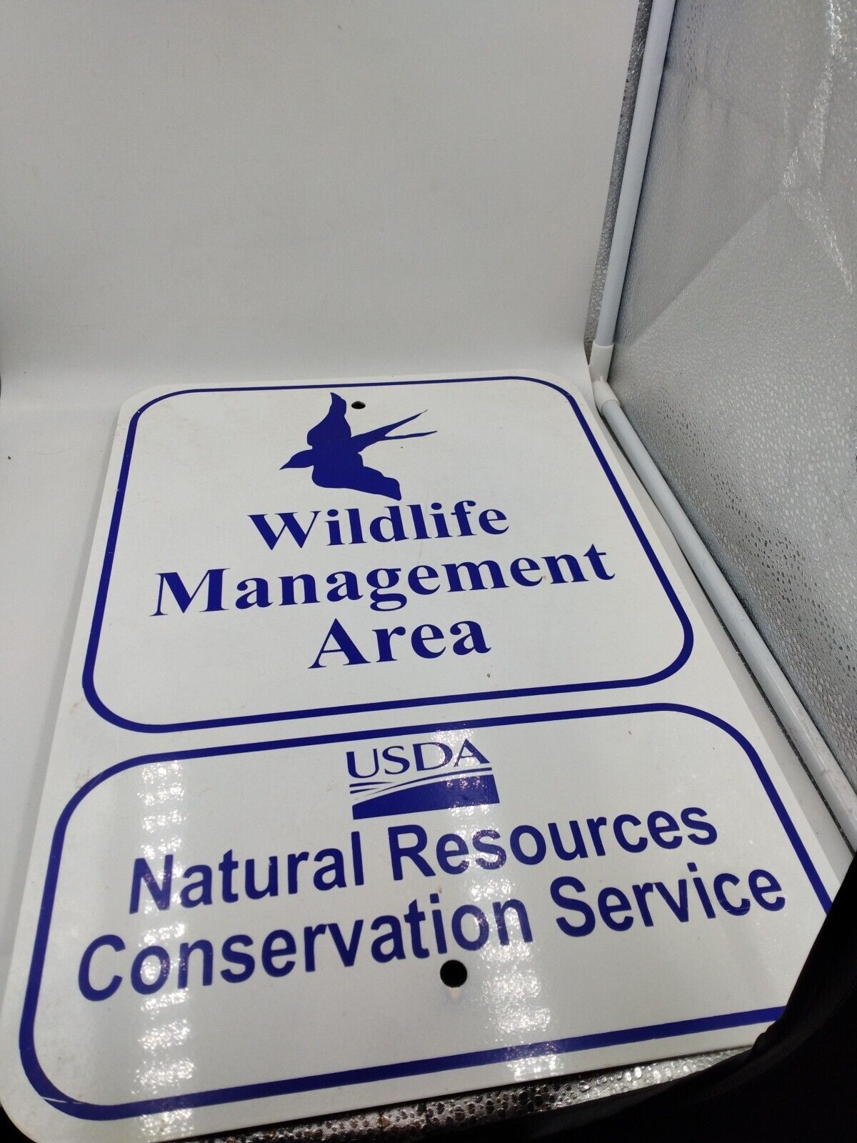 Wildlife Management Area USDA  Natural Resources Conservation Service Metal Sign