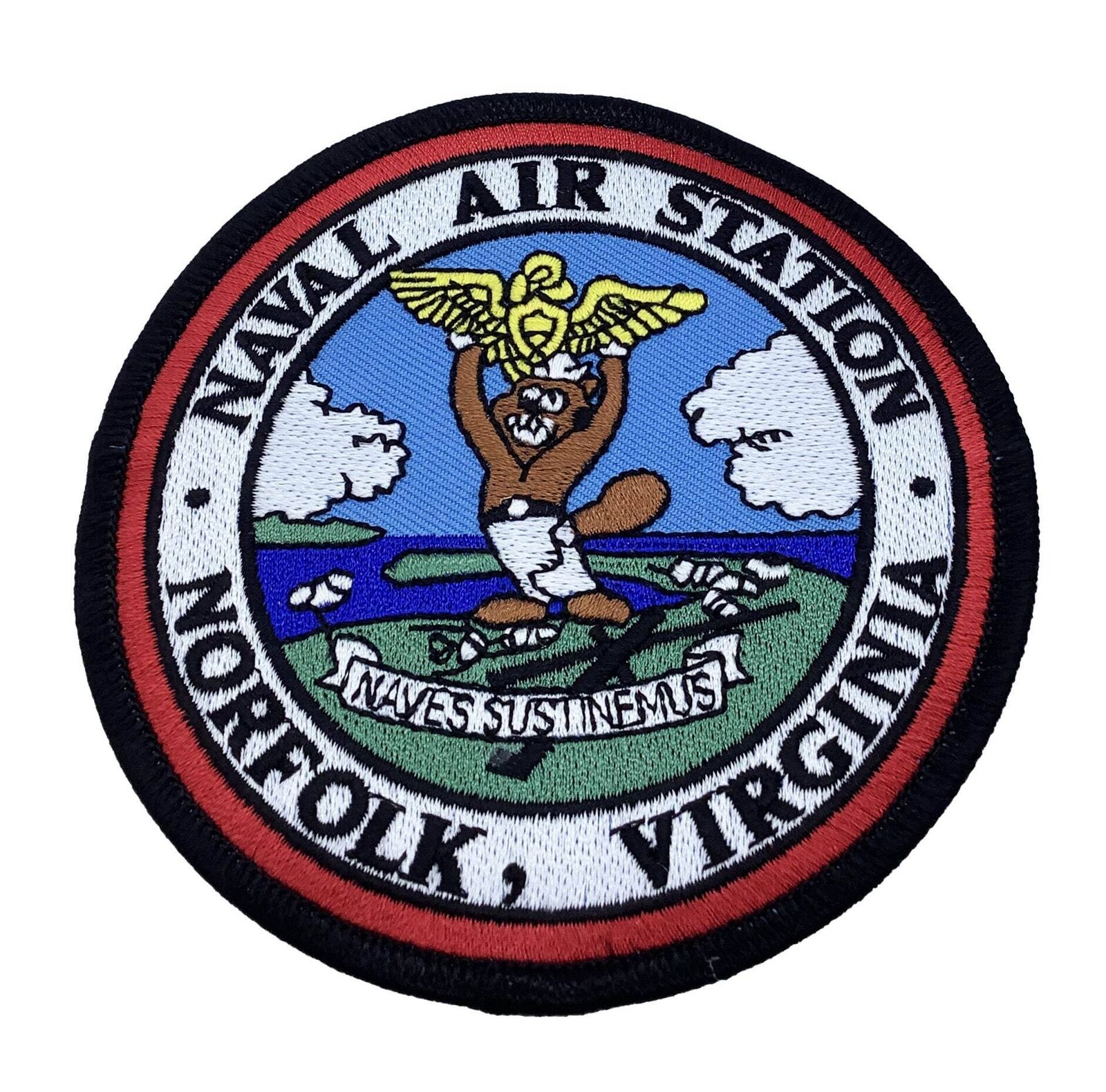 Naval Air Station Norfolk Patch – With Hook and Loop