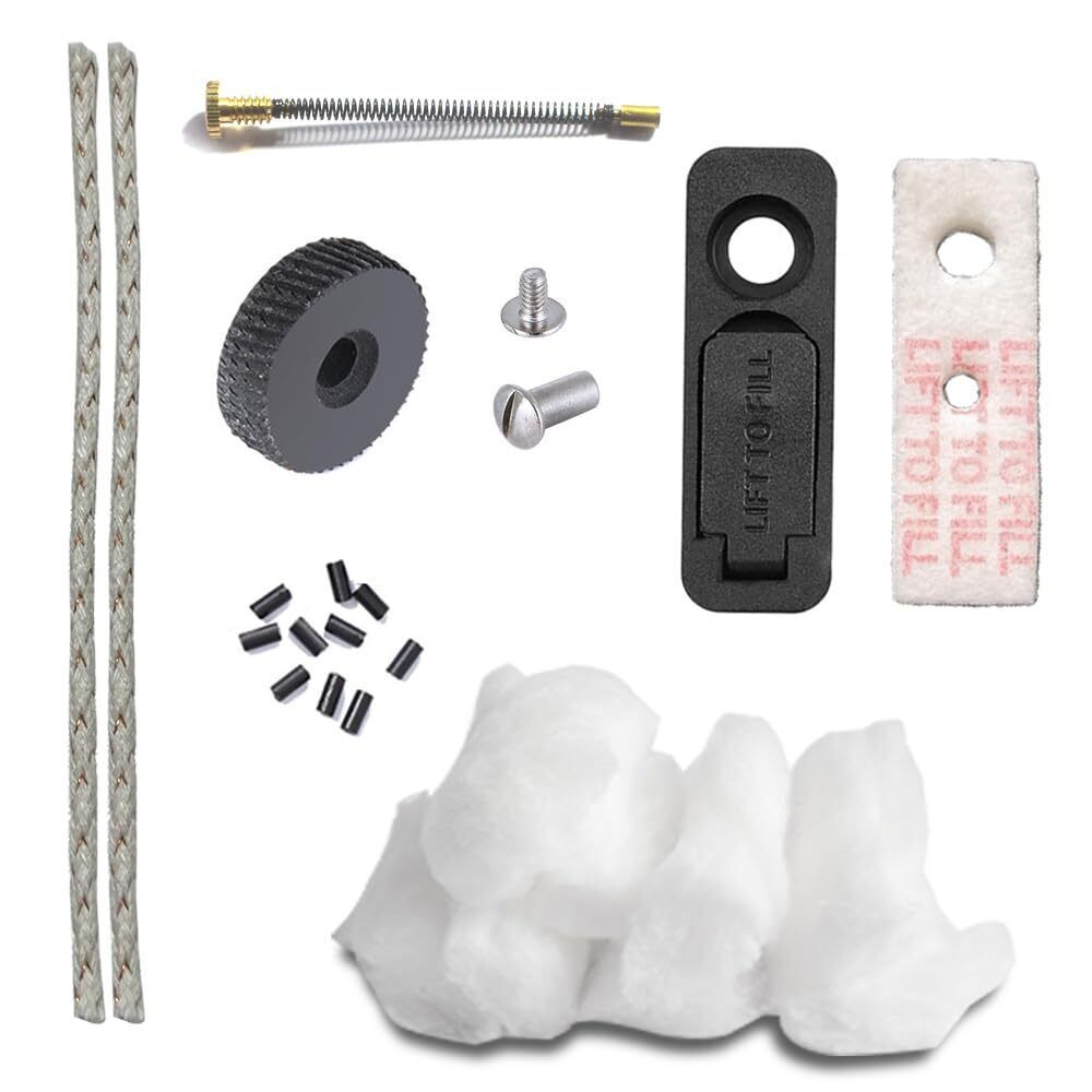 Lighter Replacement Repair Kit (Spring ScrewFlint Wheel Cotton Zippo set