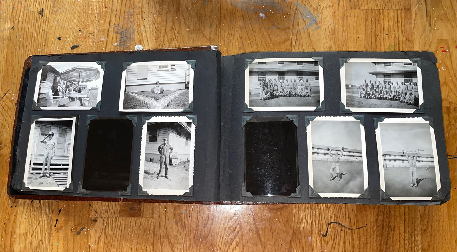 WWII US Air Force 381st Bombardment Squadron Photo Album 150+ W/neg’s Aerial Too