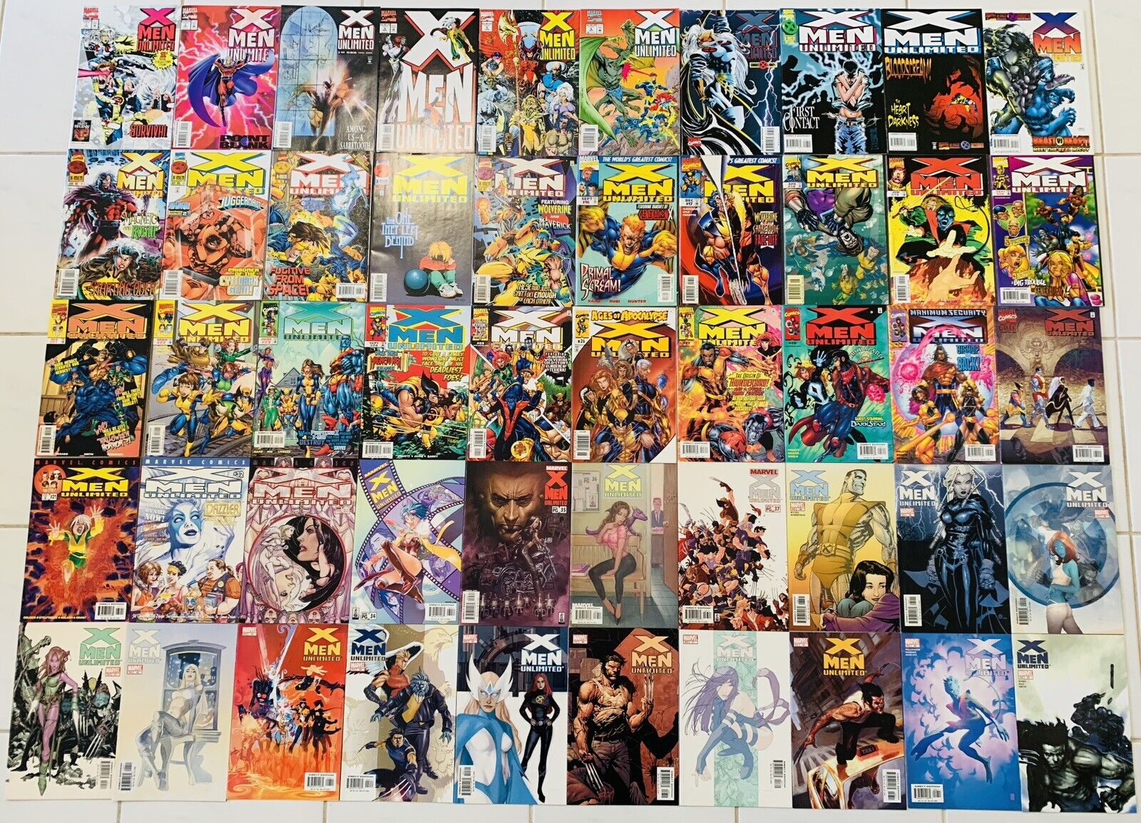 Marvel Comics X-MEN UNLIMITED (1993) #1-50 FULL RUN Lot Complete VF/VF+