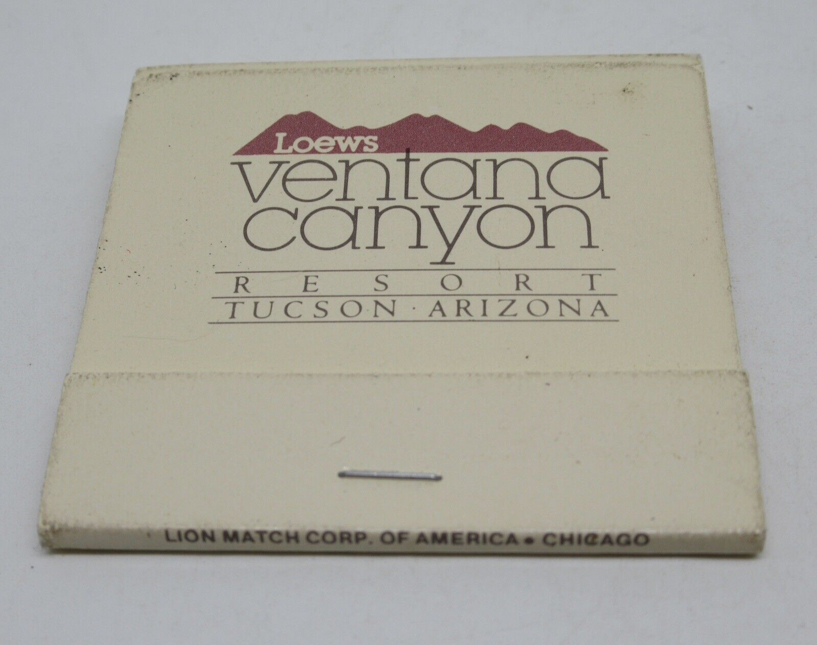Loews Ventana Canyon Resort Tucson Arizona FULL Matchbook