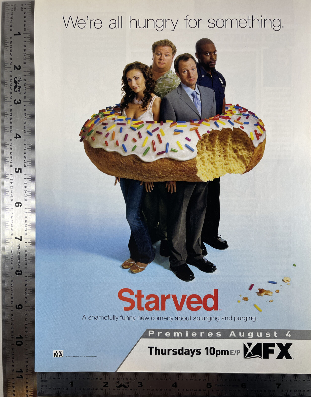 2005 Starved FX Tv Show Ad Eric Schaeffer Bulimia Anorexia Wirey Spindell Actor