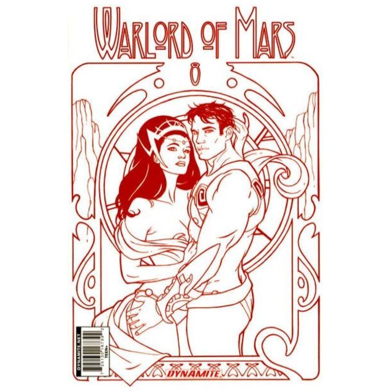 Warlord of Mars #8 Cover D in Near Mint condition. Dynamite comics [n'