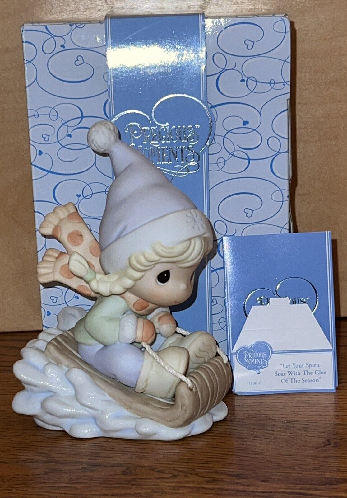 Precious Moments”Let Your Spirit Soar With The Glee Of The Season” 710016 NIB