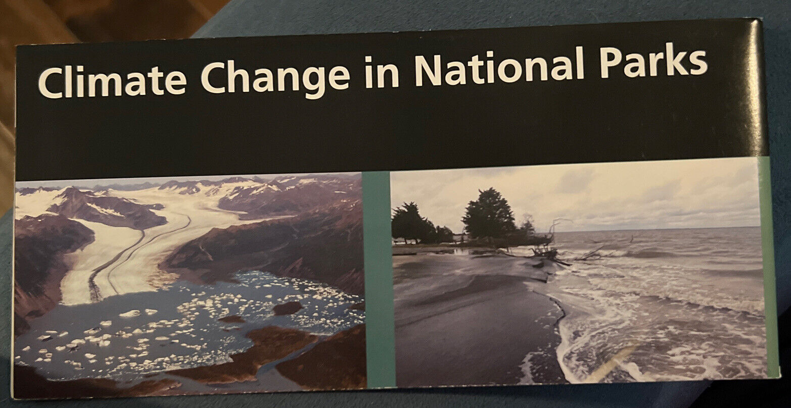 Climate Change In National Parks National Park Service Brochure Map
