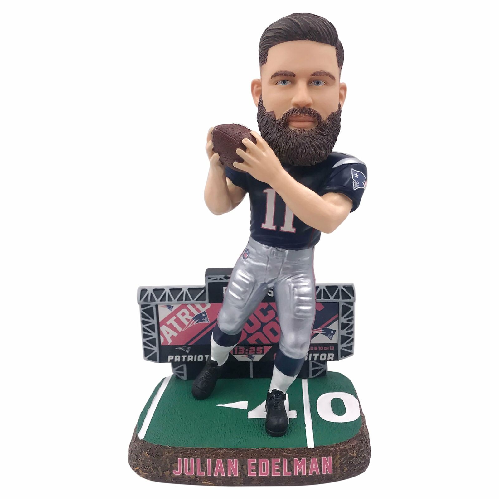 Julian Edelman New England Patriots Scoreboard Special Edition Bobblehead NFL