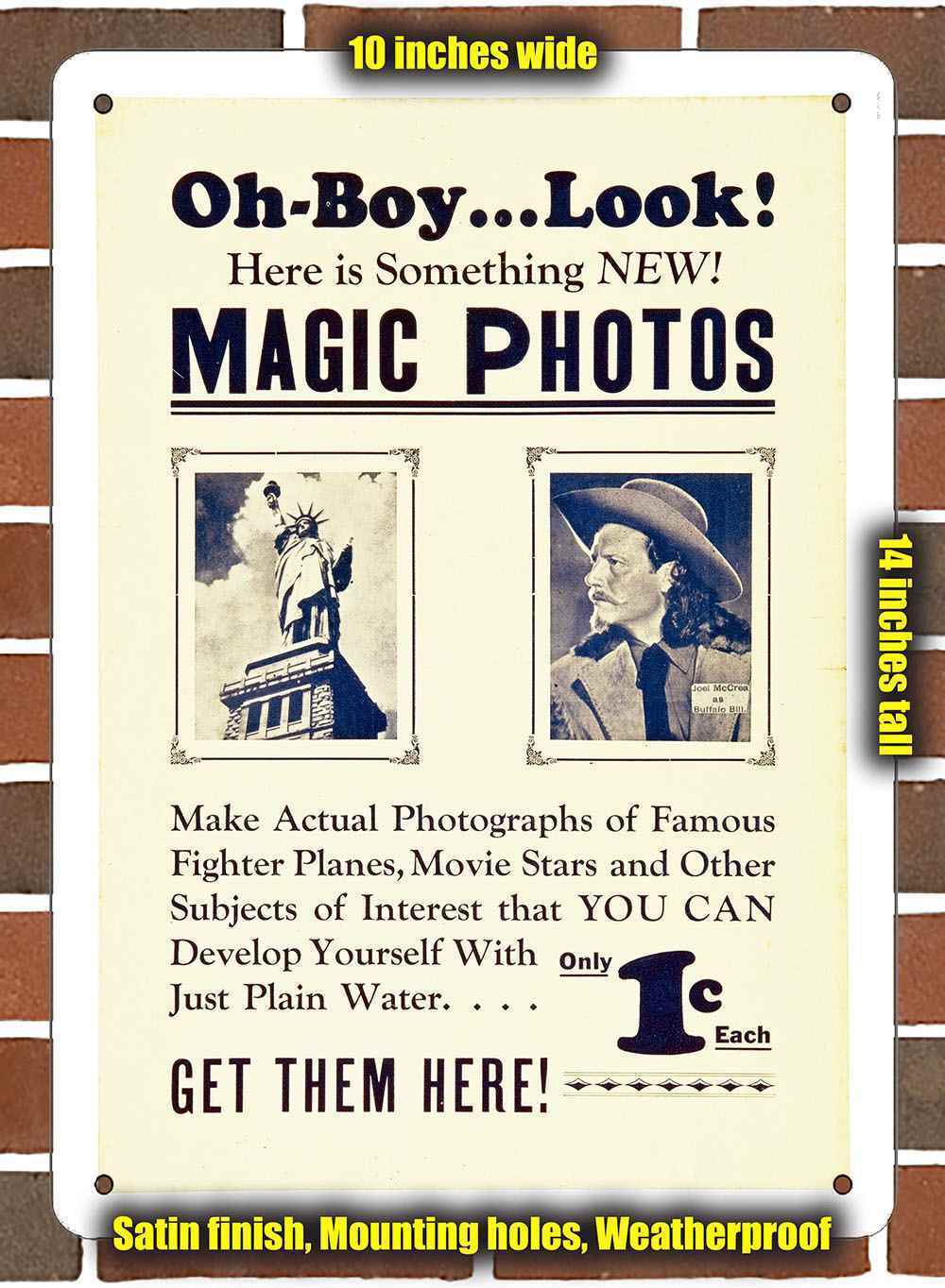Metal Sign - 1948 Develop Your Own Photos- 10x14 inches