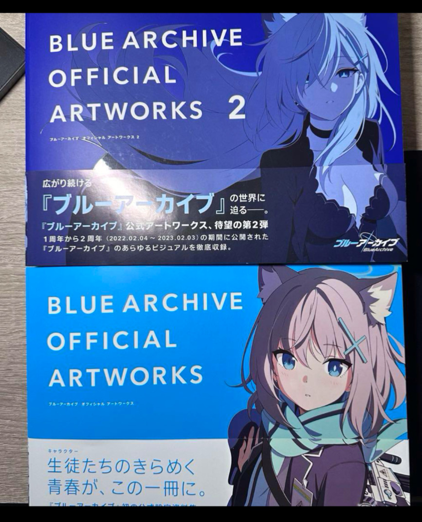 ICHIJINSHA Blue Archive Official Art Works 1 & 2 Illustration Art Book A4 NEW