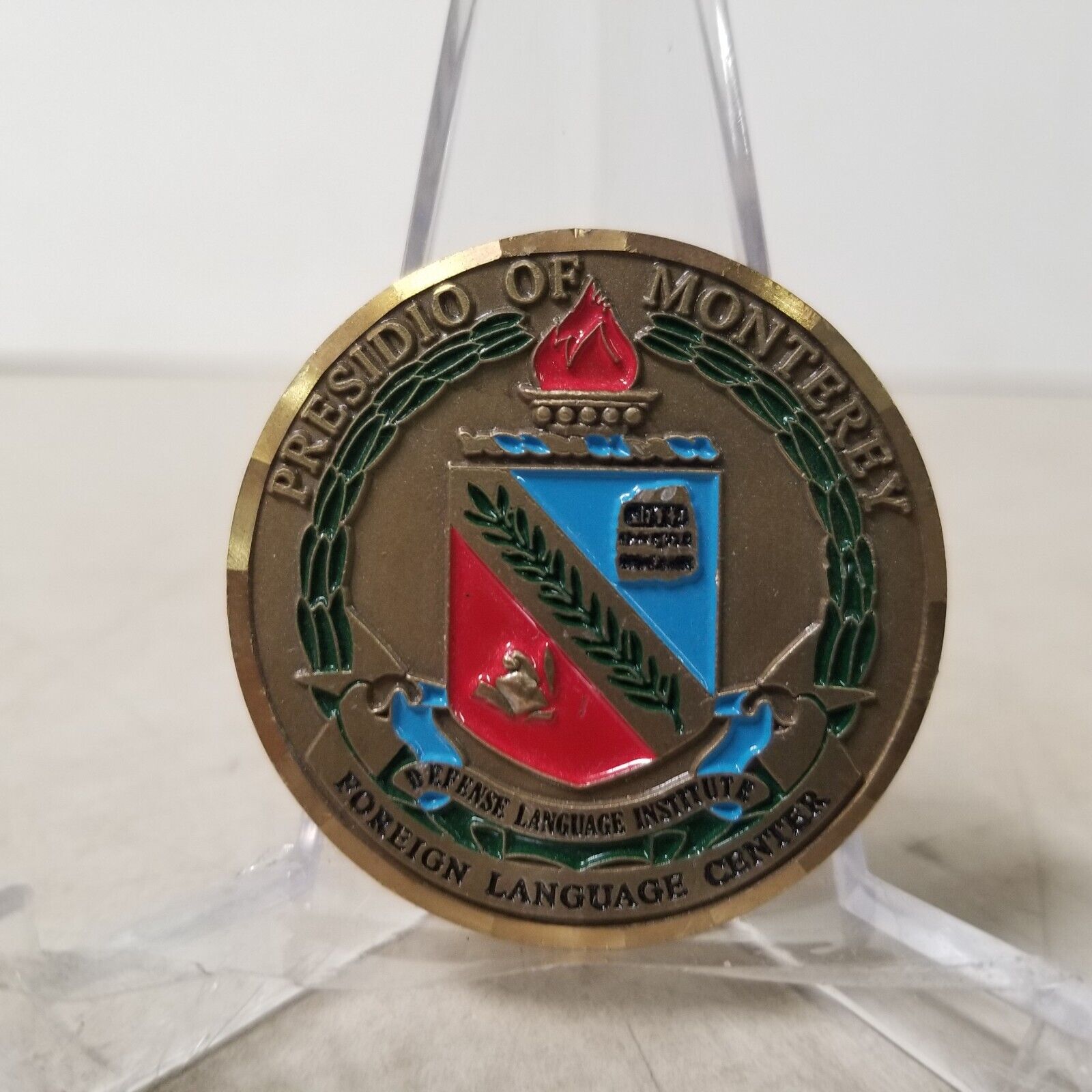 Presidio of Monterey -Foreign Language Center -Defense Institute- Challenge Coin
