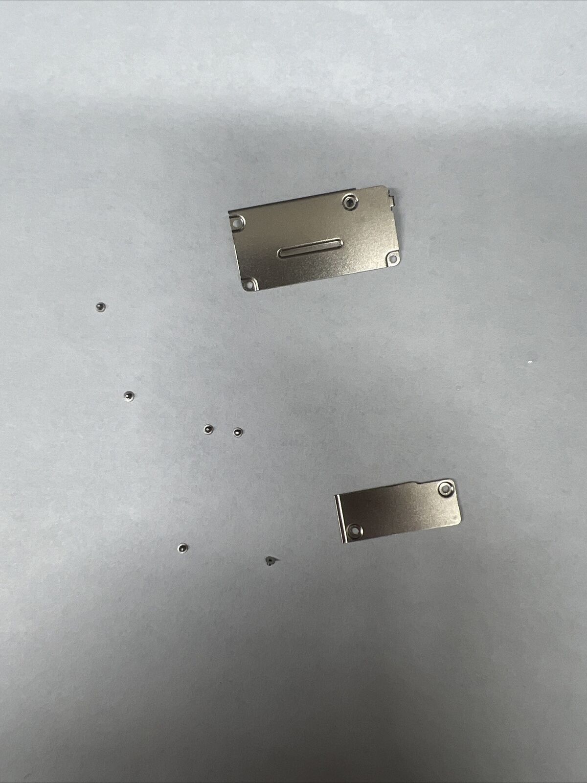 Original iPhone 12 Pro LCD And Battery Connector Metal Plates With Screws