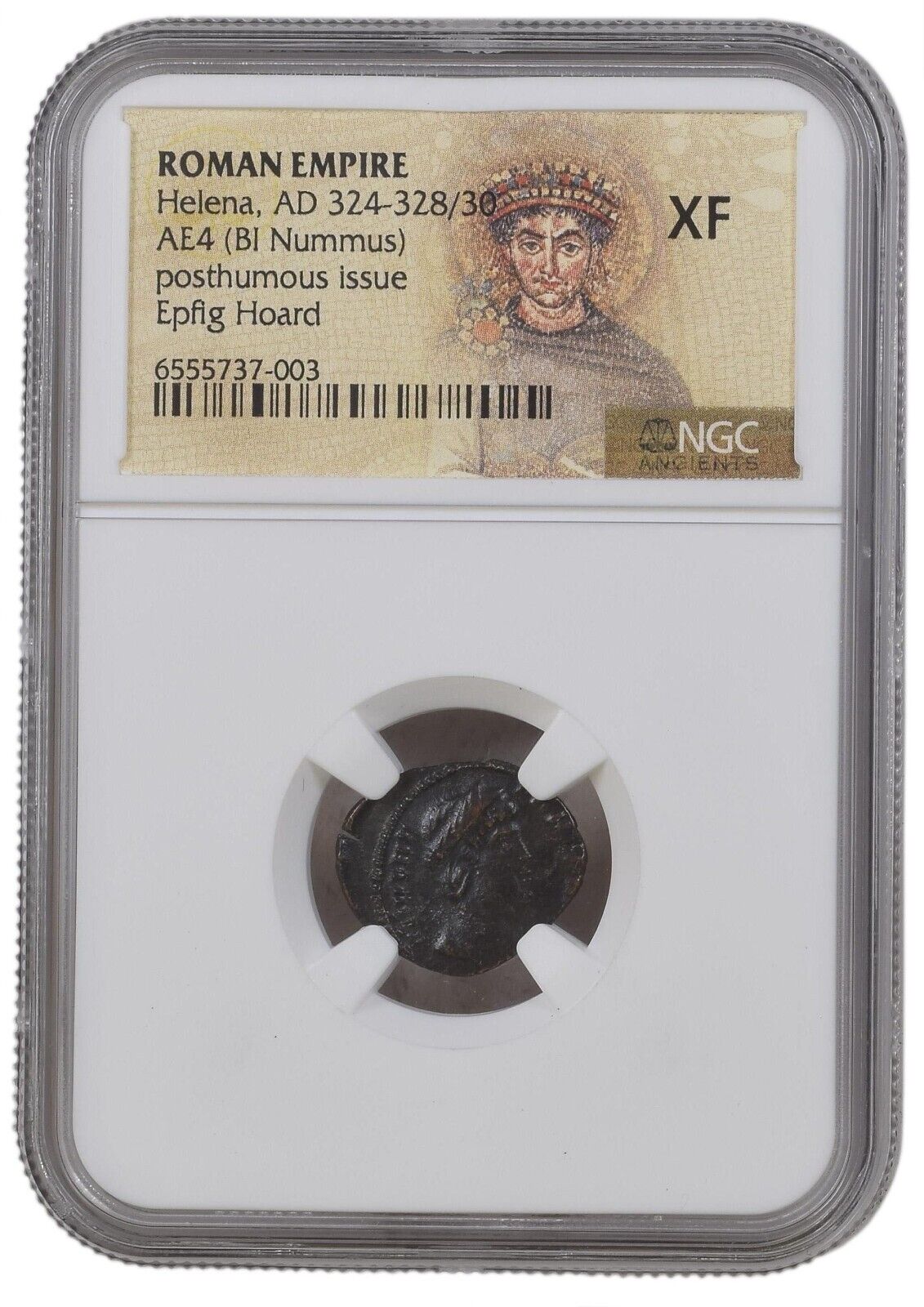 EPFIG HOARD NGC XF Roman AE3 of Helena 324-337 Mother of Constantine the Great