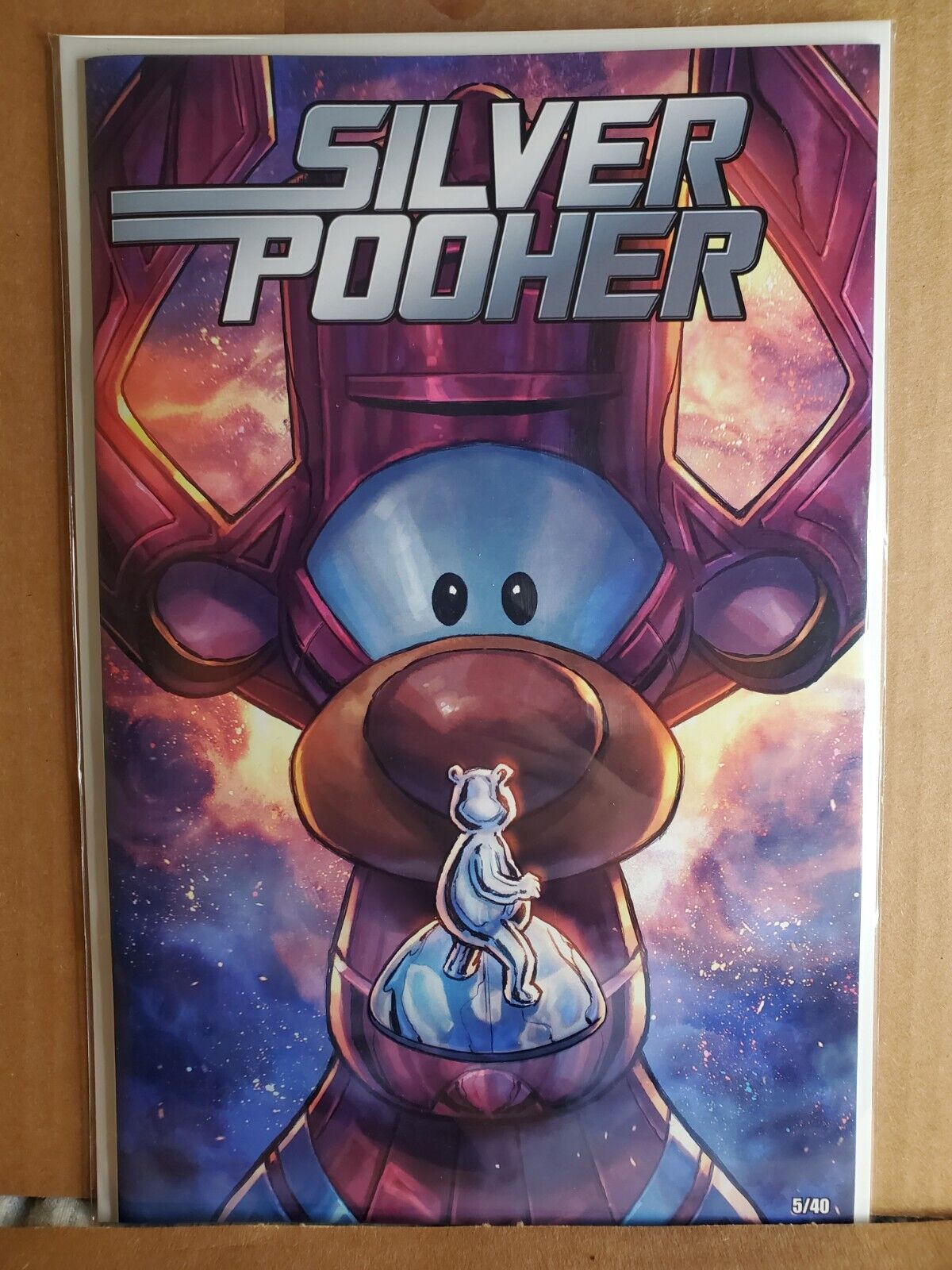 Do You Pooh -  Silver Pooher [ 5/40 ] Trade - Silver Surfer Homage