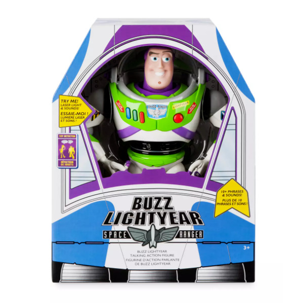 Disney Buzz Lightyear Interactive Talking Action Figure – Toy Story – 12''