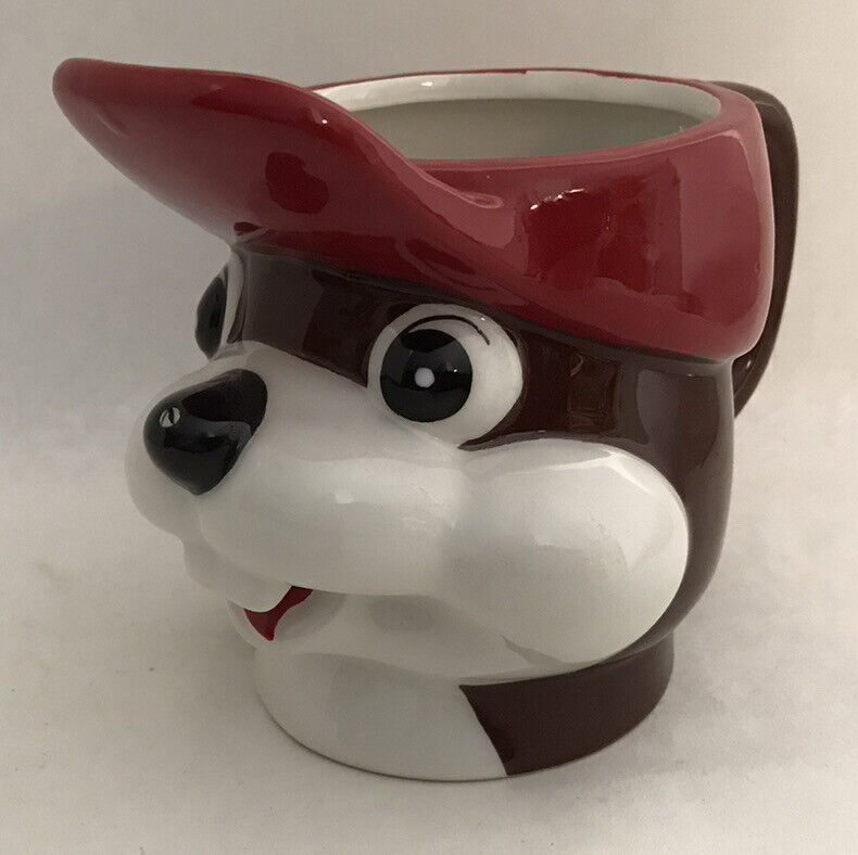 Buc-ee’s 3D Face Head Mug Cup Bucky Beaver Iconic Cult Texas Gas Station Rare