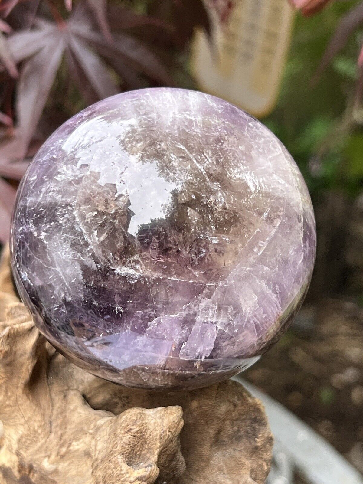 Super Seven Melody Stone Large Crystal Ball AAA+ 608g 78mm 2