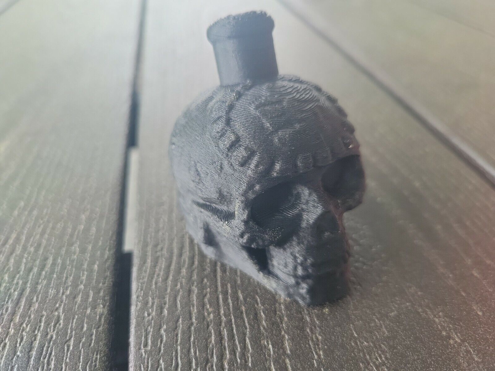 Aztec / Mayan Death Whistle Black Skull  *** MADE IN USA ***