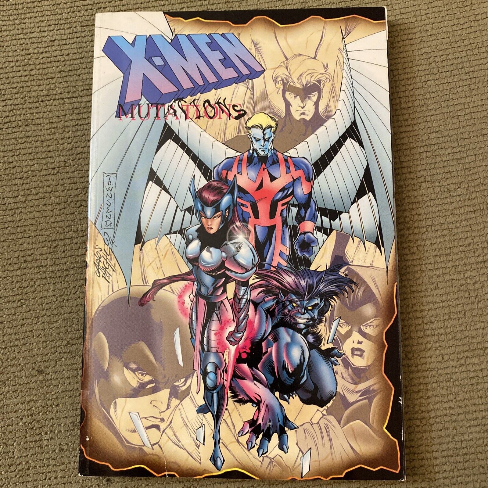 X-Men Mutations,  Marvel Comics,  cover by Carlos Pacheco  TPB Re-Print edition