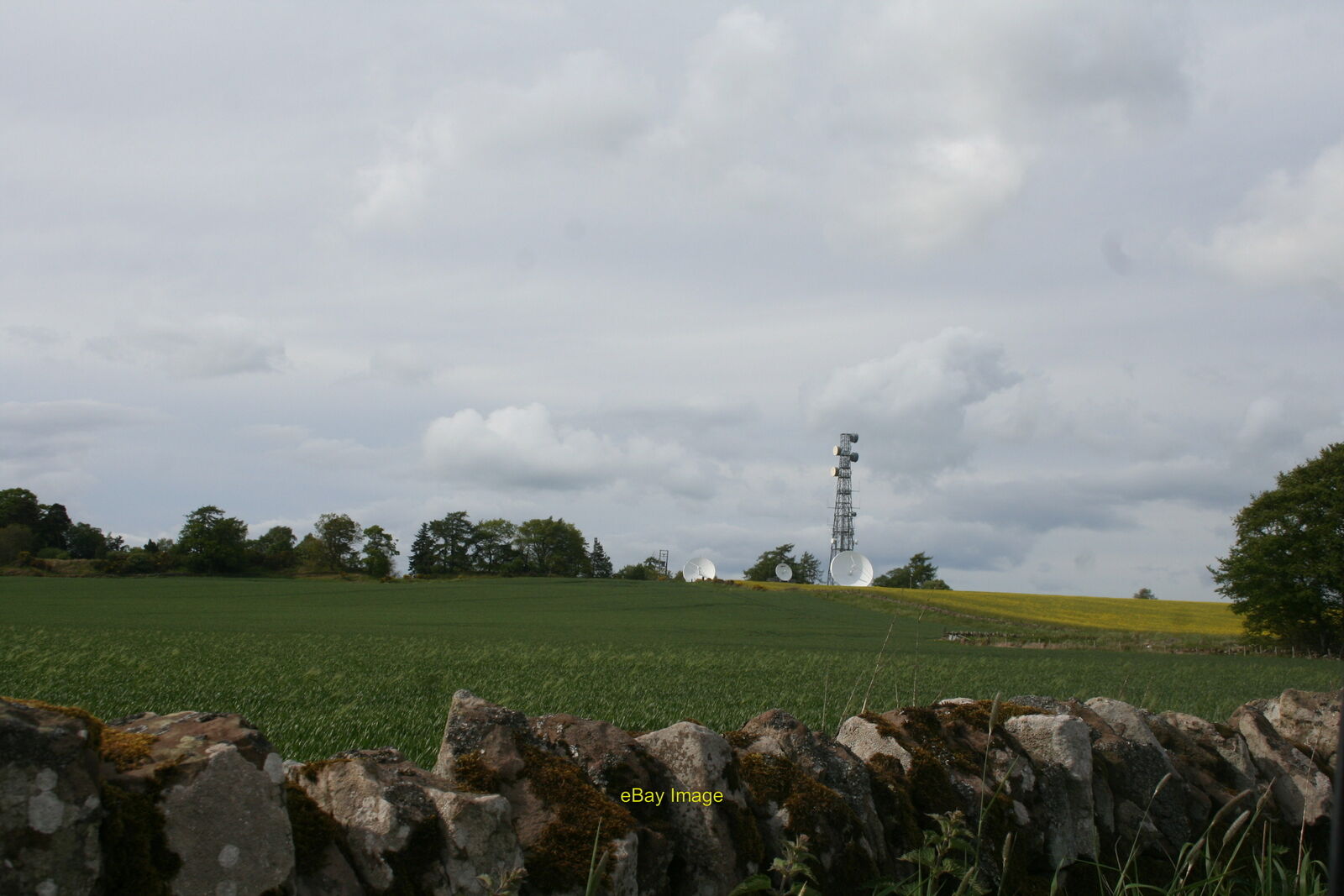 Photo 6x4 Brechin Earth Station A Cable & Wireless communications centre  c2011