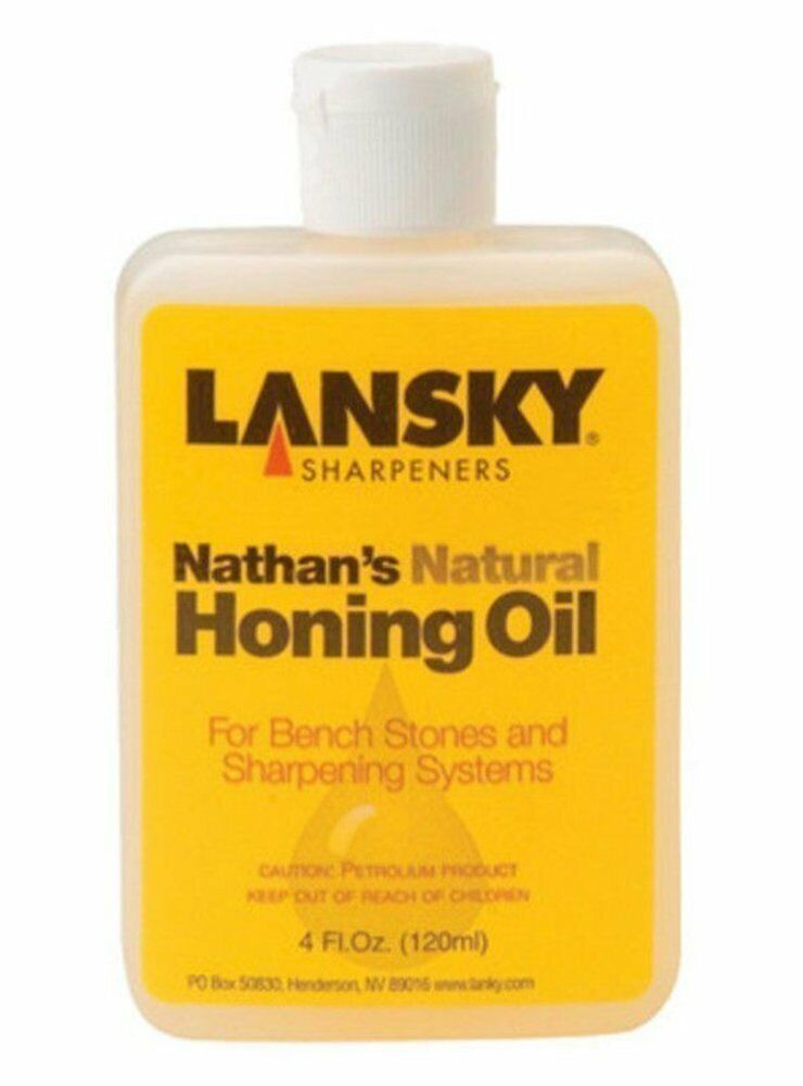 Lansky Nathans Natural Honing Oil, 4 oz For Sharpening Systems #LOL01