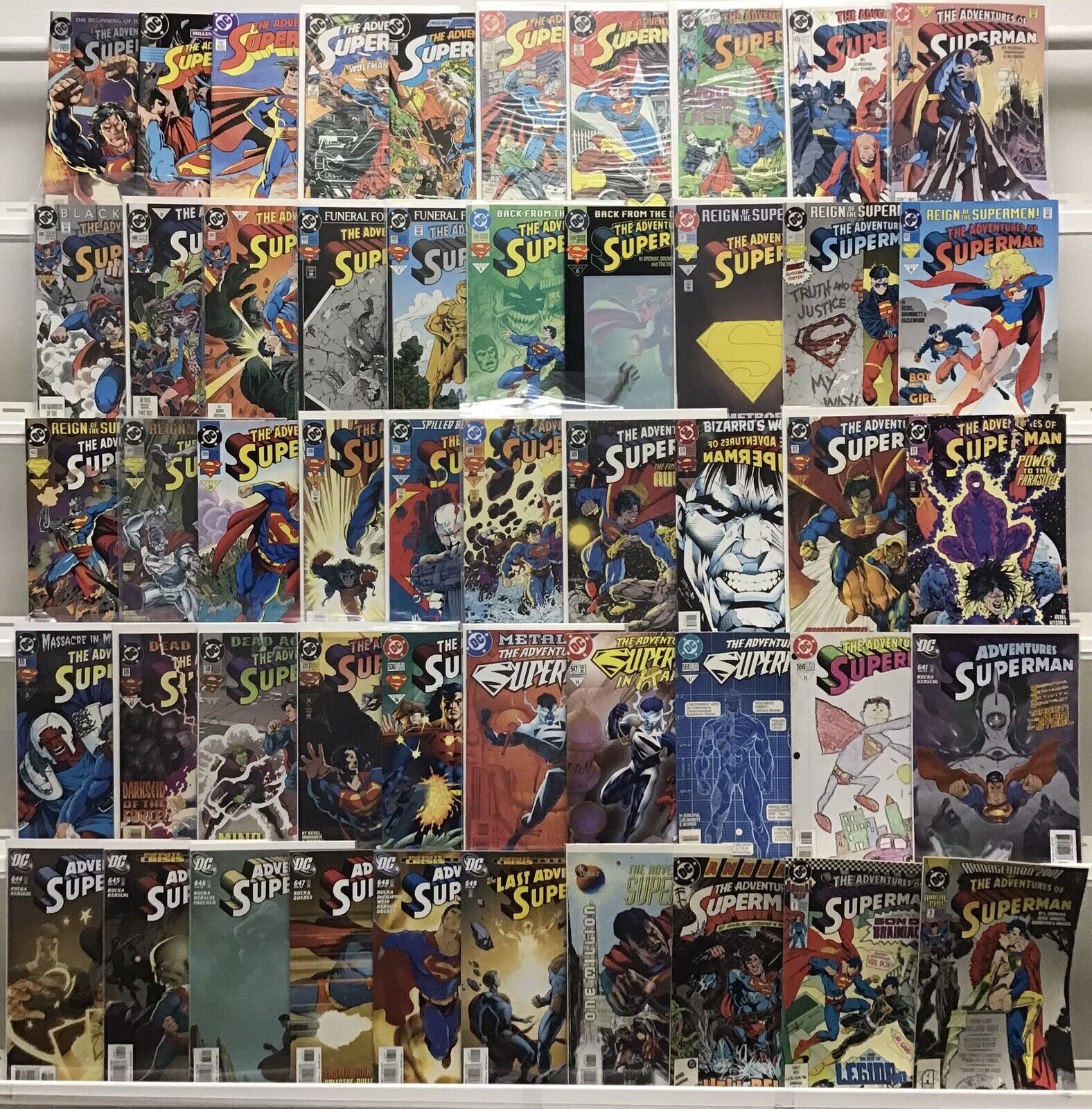 DC Comics Adventures Of Superman 1st Series Lot Of 50 Comics