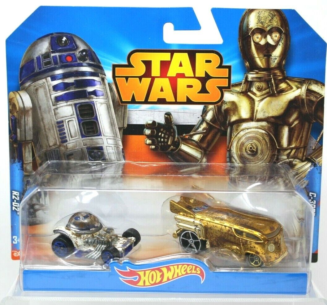 Hot Wheels STAR WARS 2 pack R2D2 and CP30 as VW Drag Bus #S-11