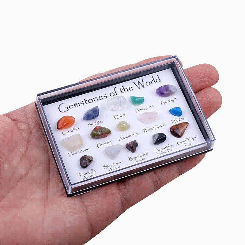 Set of 36 Rare Healing Crystal Natural Gemstone Reiki Chakra Collection Stone