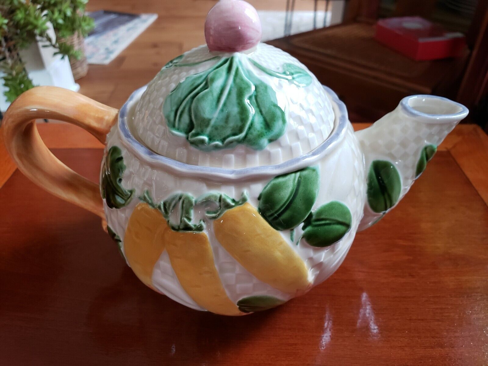 Pick Of The Crop Teapot By Shafford Japan Carrots Tomato Vegetables